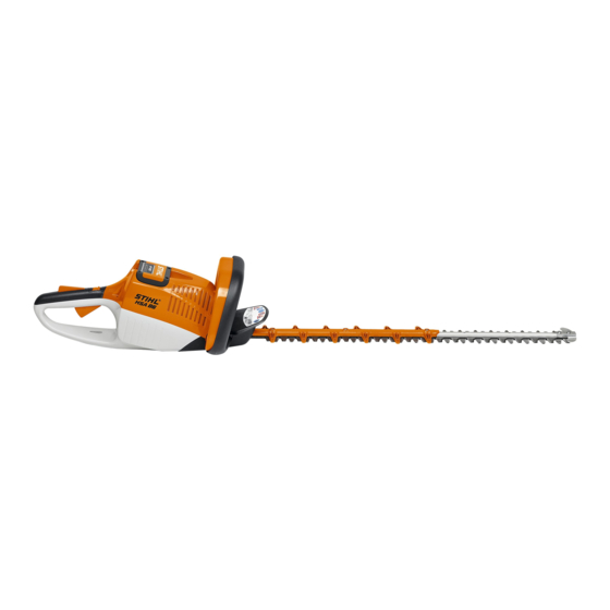 Stihl HSA 66 Gebrauchsanleitung