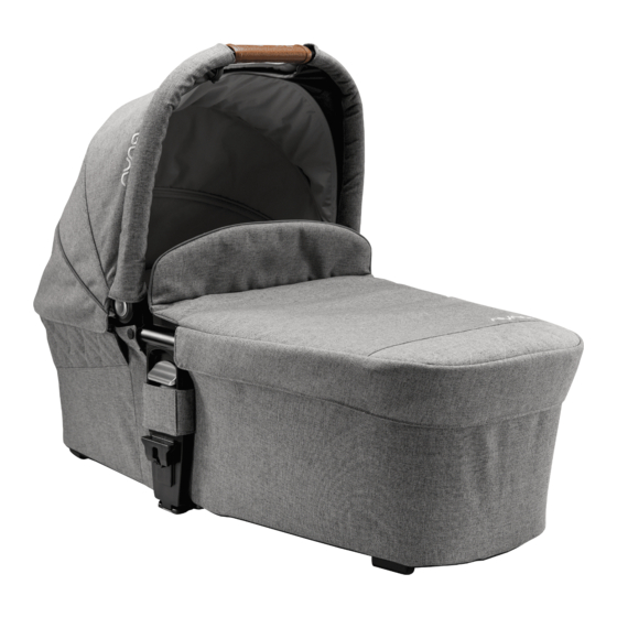 Nuna MIXX carry cot Sicherheitshinweise Und Betriebsanleitung