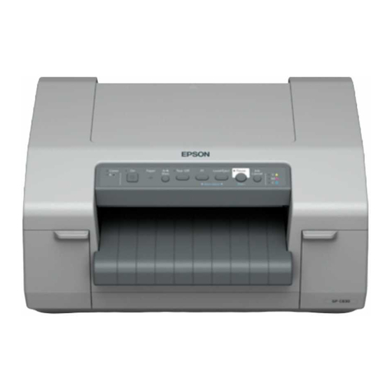 Epson GP-C830 Benutzerhandbuch