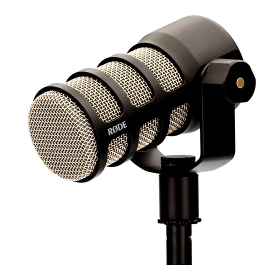RODE PODMIC Schnellstartanleitung