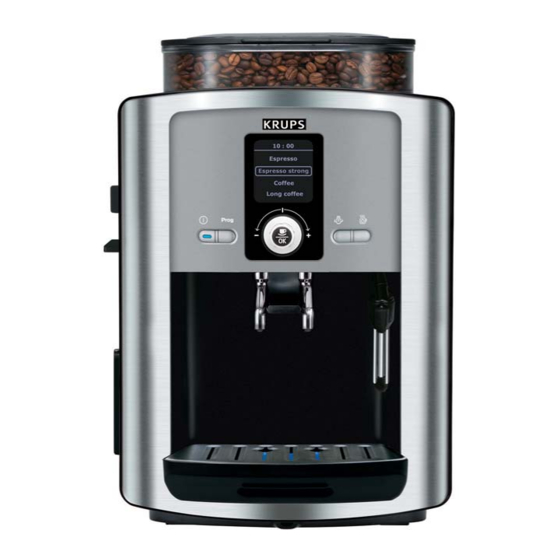 Krups Espresseria Automatic EA 80 Serie Bedienung Und Wartung