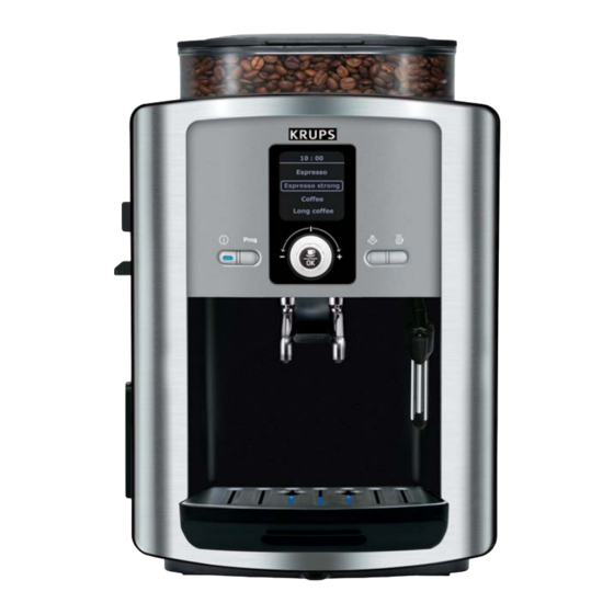 Krups ESPRESSERIA AUTOMATIC EA 80-Serie Handbuch