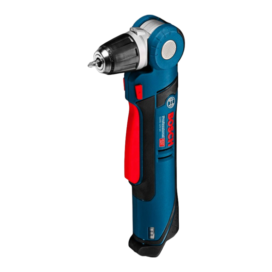 Bosch GWB 12V-10 Professional Originalbetriebsanleitung