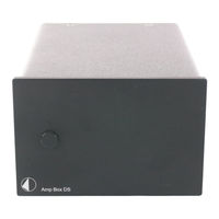 Pro-Ject Audio Systems Pro-Ject Amp Box DS Bedienungsanleitung