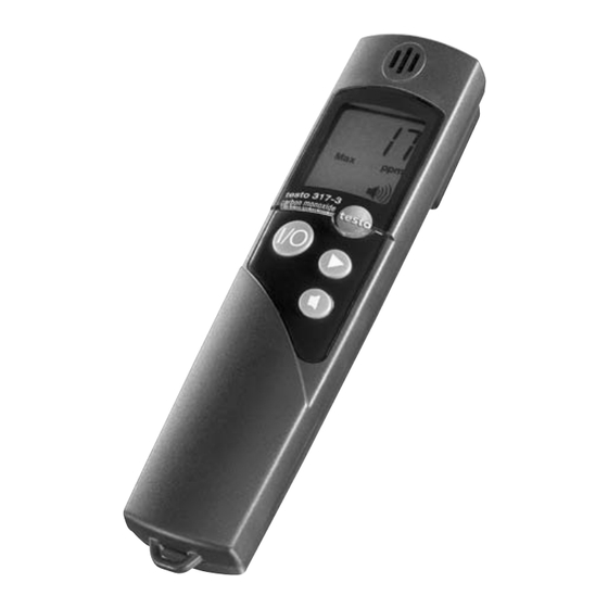 testo 317-3 Bedienungsanleitung