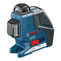 Bosch GLL 2-80 P Professional Originalbetriebsanleitung