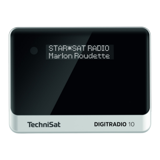 TechniSat DIGITRADIO 10 Bedienungsanleitung