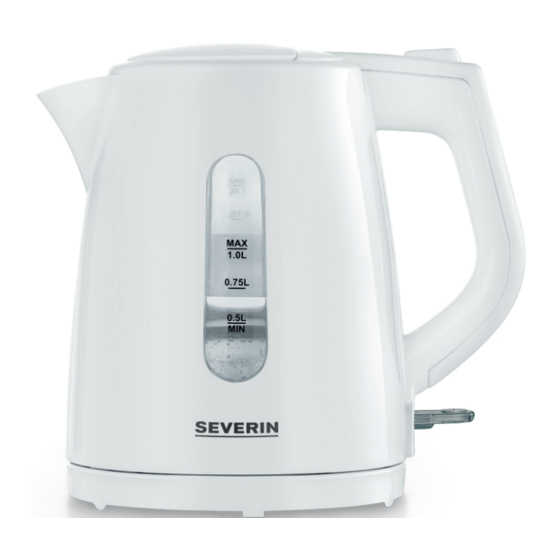 SEVERIN WK 3410 Gebrauchsanweisung