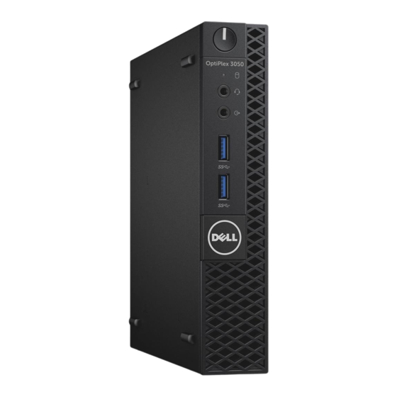 Dell OptiPlex 3050 Micro Schnellstart Handbuch