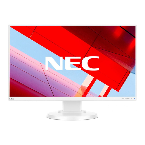 NEC MultiSync E242N Bedienungsanleitung