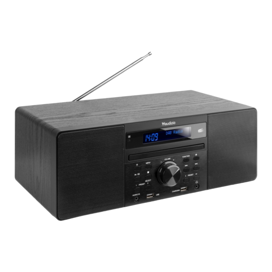 Audizio Prato Music System CD/DAB+ Bedienungsanleitung