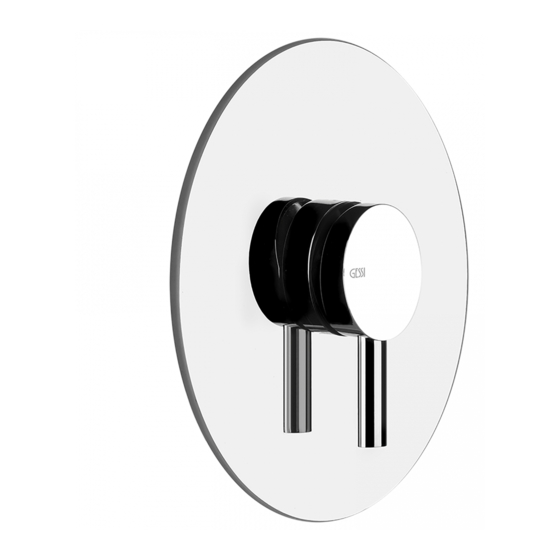 Gessi OVALE Installationsanleitung