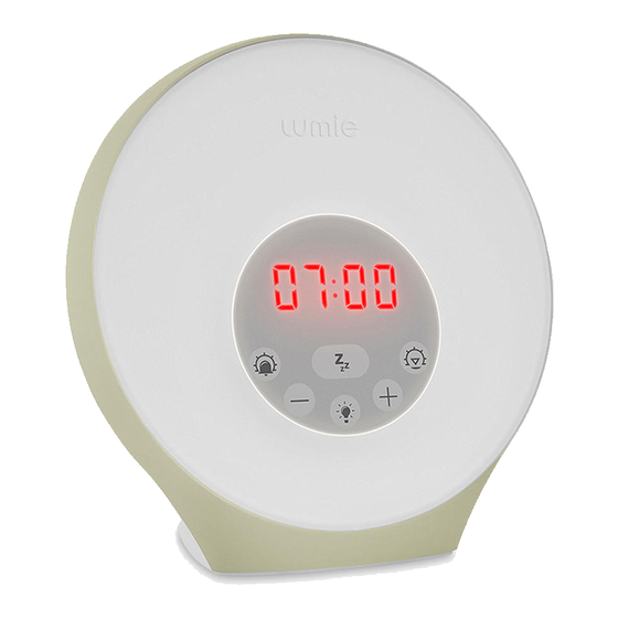 Lumie sunrise alarm Bedienungsanleitung