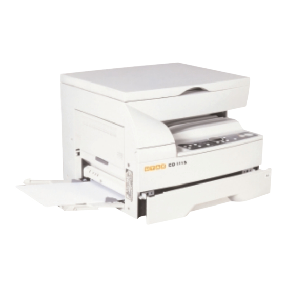 Utax CD 1115 Bedienungsanleitung