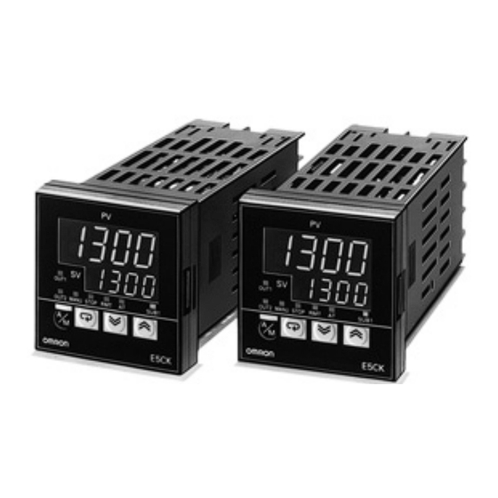 Omron E5CK series Installation