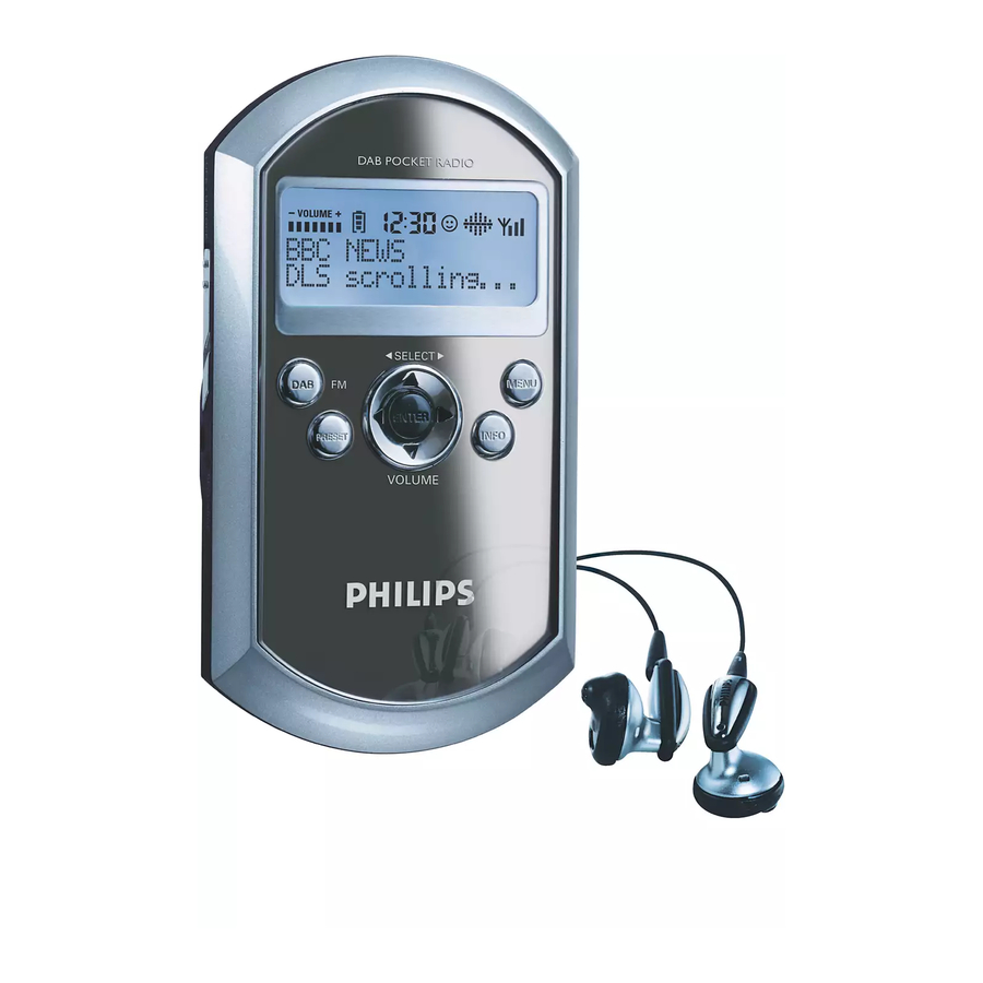 Philips DA1000 Benutzerhandbuch