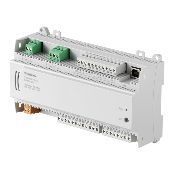 Siemens DXR2 18-101A-Serie Anwendungsblatt