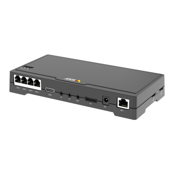 Axis FA54 Installationsanleitung
