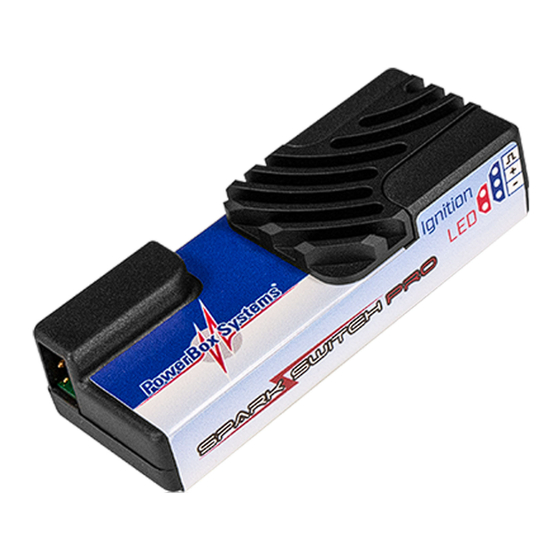 PowerBox Systems SparkSwitch  PRO Bedienungsanleitung