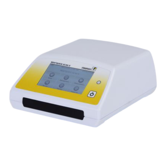 R-Biopharm RIDA QUICK SCAN II Bedienungsanleitung