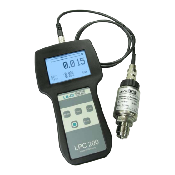 LR-Cal LPC 200 Betriebsanleitung