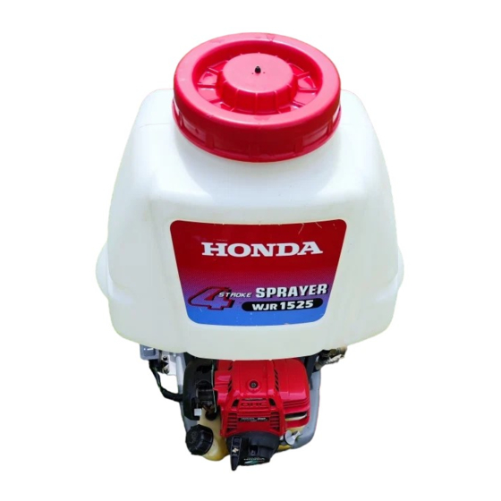 Honda WJR1525 Bedienungsanleitung