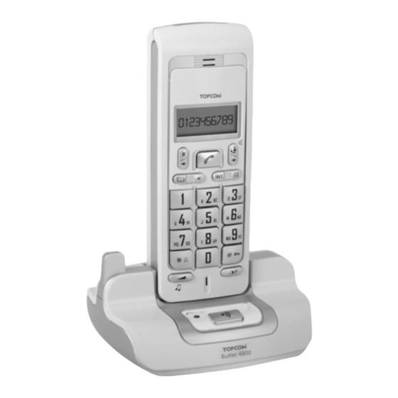 Topcom Butler 4800 Bedienungsanleitung