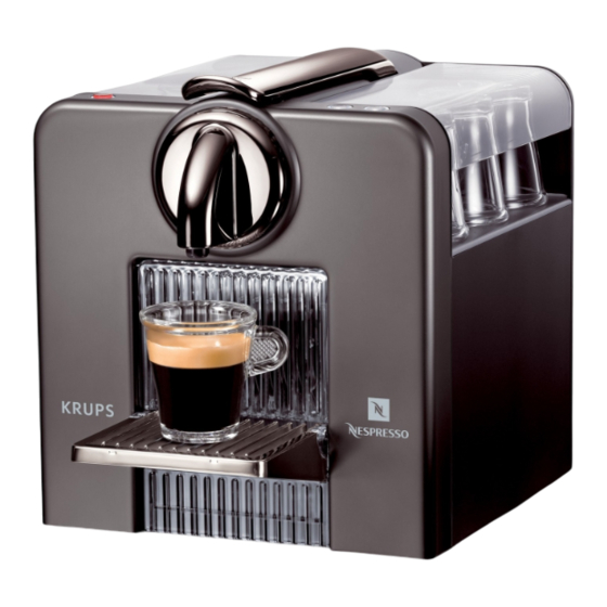 Krups Nespresso Essenza Handbuch