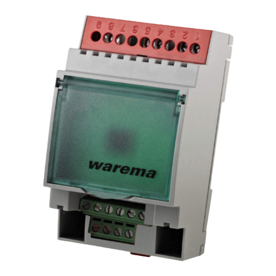 WAREMA BAline MIO 8I Installationsanleitung