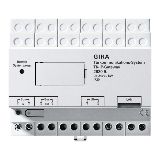 Gira TKS-IP-262097 Bedienungsanleitung
