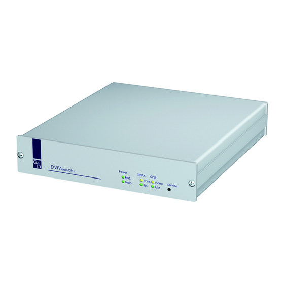 G&D DVIVision Installationshandbuch