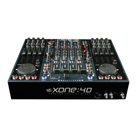 ALLEN & HEATH Xone-4D Benutzerhandbuch