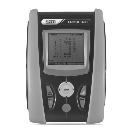HT Instruments 400 Serie Kurzanleitung