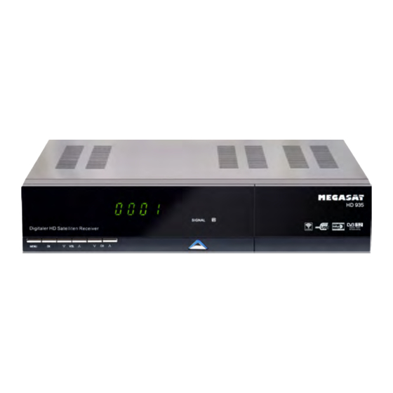 Megasat HD 935 Handbücher