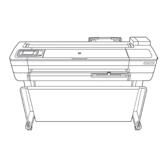 HP DesignJet T830 MFP-Serie Montageanleitungen