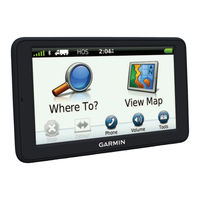 Garmin DEZL 560 Schnellstartanleitung