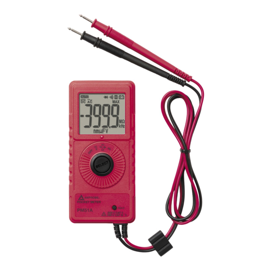 Amprobe PM51A Handbücher