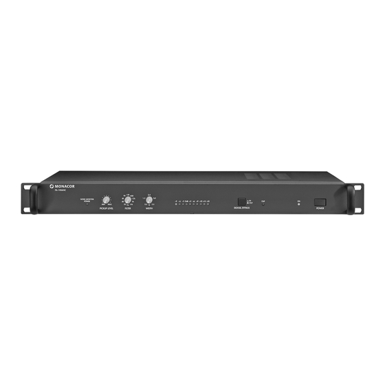 Monacor PA-100ANC Bedienungsanleitung