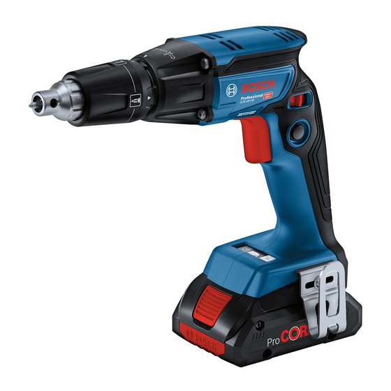 Bosch GTB 18V-45 Professional Handbücher