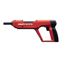 Hilti DX E-72 Bedienungsanleitung