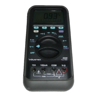 Wavetek 2020 Bedienungsanleitung