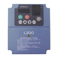 Hitachi L200-007 NFE2 Serie Inbetriebnahmeanleitung