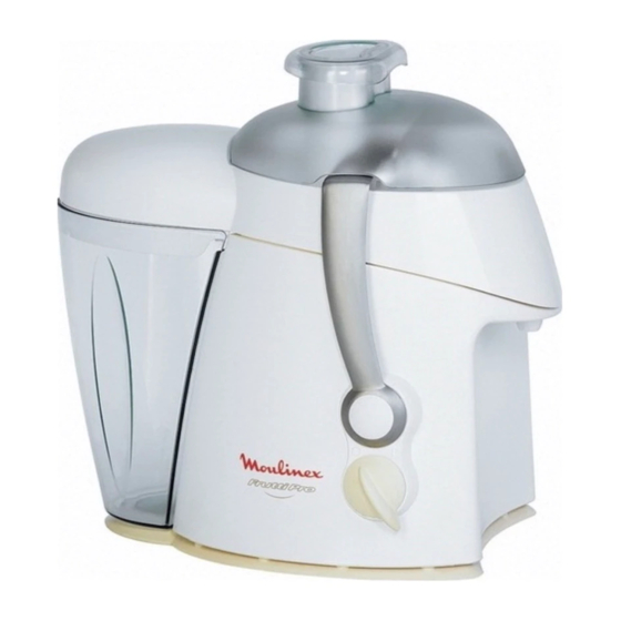 Moulinex Frutti Pro Bedienungsanleitung