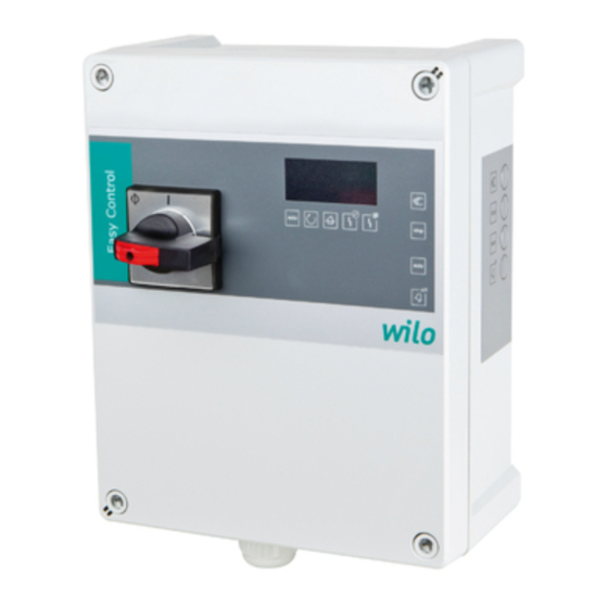 Wilo Control MS-L Einbau- Und Betriebsanleitung