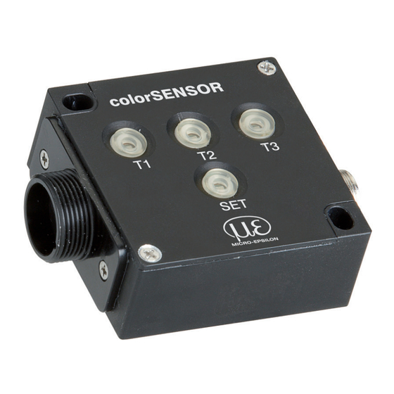 MICRO-EPSILON colorSENSOR LT-1-LC-10 Betriebsanleitung