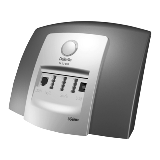 DETEWE TA 33 USB Bedienungsanleitung