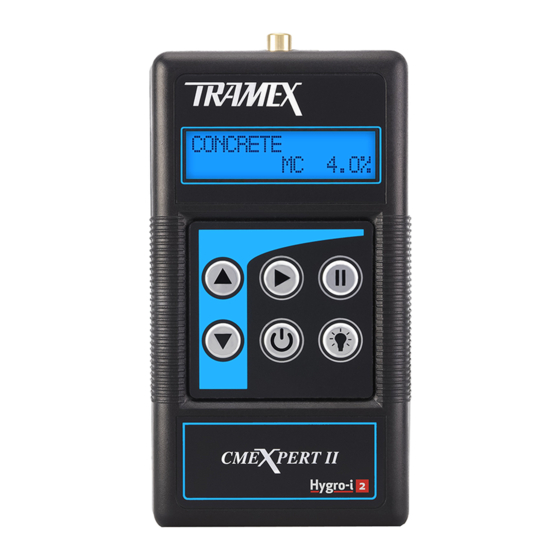 TRAMEX CMEXPERT II Bedienungsanleitung
