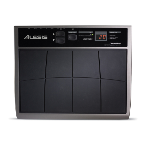 Alesis ControlPad Bedienungsanleitung