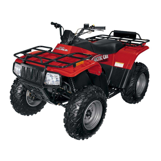 Arctic Cat 400 Betriebsanleitung