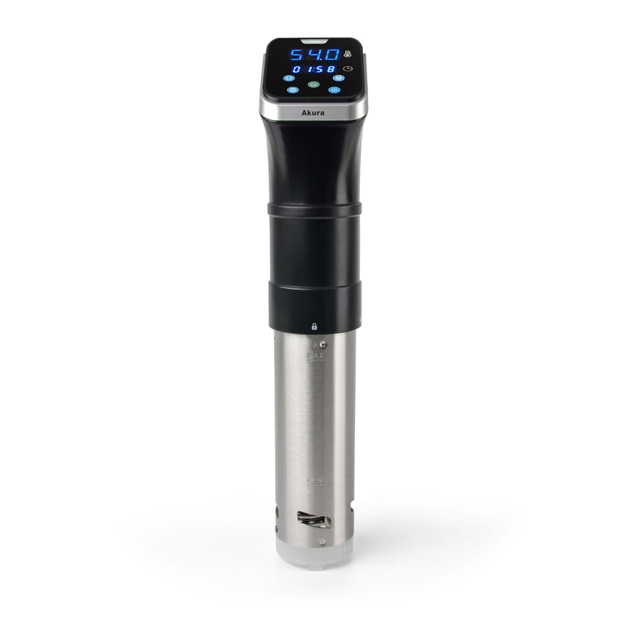 G21 Sous Vide  Akura Bedienungsanleitung